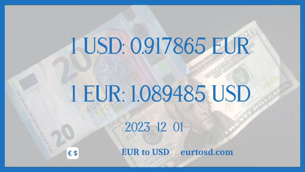 EUR Untuk USD : 1€ = $1.089485