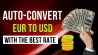 Wise USD to EUR: How To Auto-Convert With Desired Exchange Rate